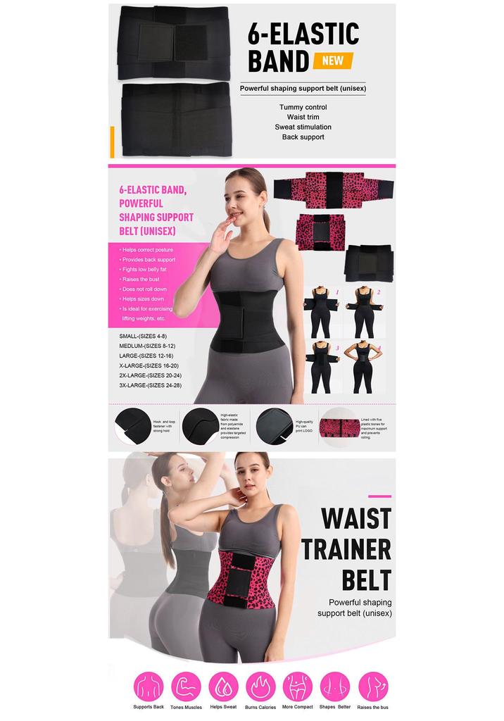 Unisex Waist Trainer Belt & Body Shaper Corset for Men and Women