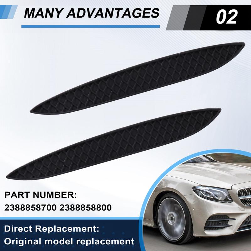 AUTO For W238 C238 Amg REAR Bumper Cover Grille Trim For Coupe 2388858700 2388858800