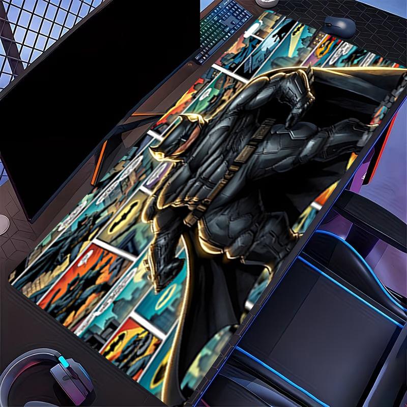 Superheroes Print Mouse Pad, for Keyboard Pad Laptop PC Mat for Office Home Use, Desk Decor, Perfect Birthday Gift for Gamers