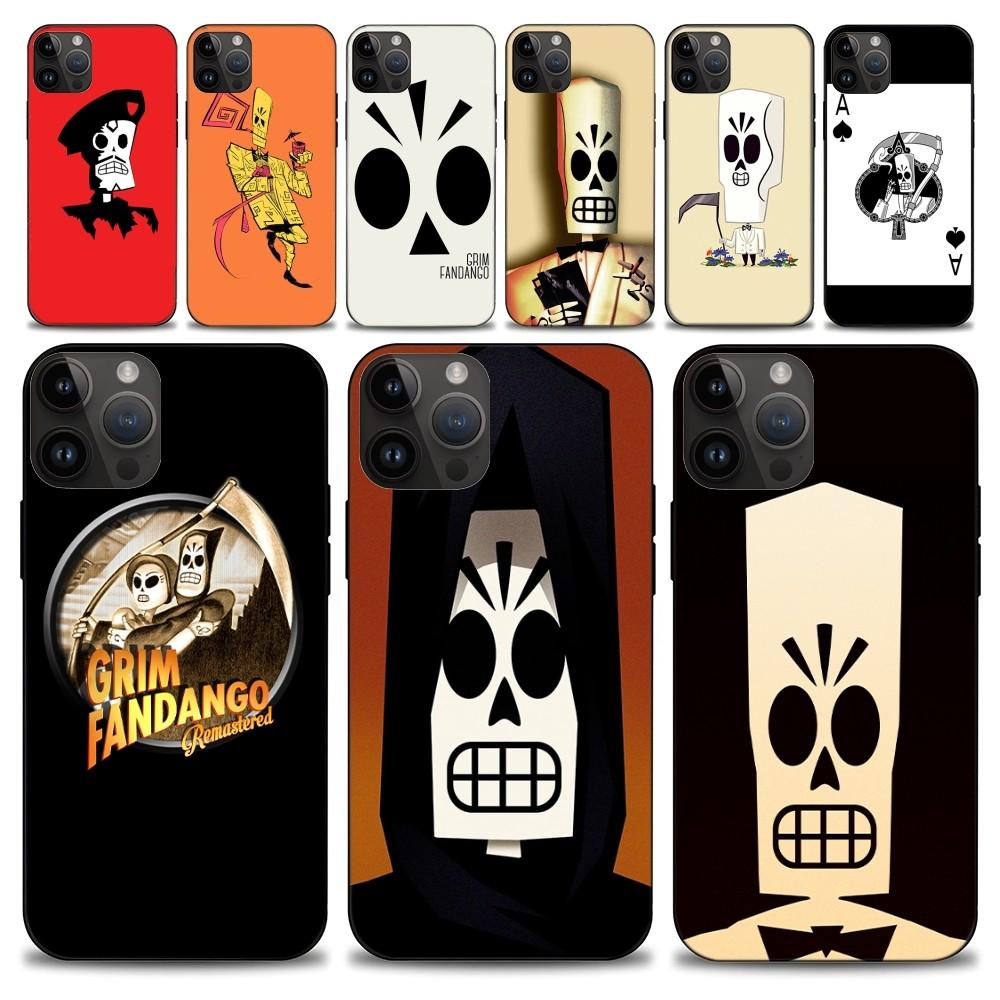 Чехол для игрового телефона Grim Fandango для iPhone15 14 13 12 11 Pro Max Mini X 7 8, мягкий чехол