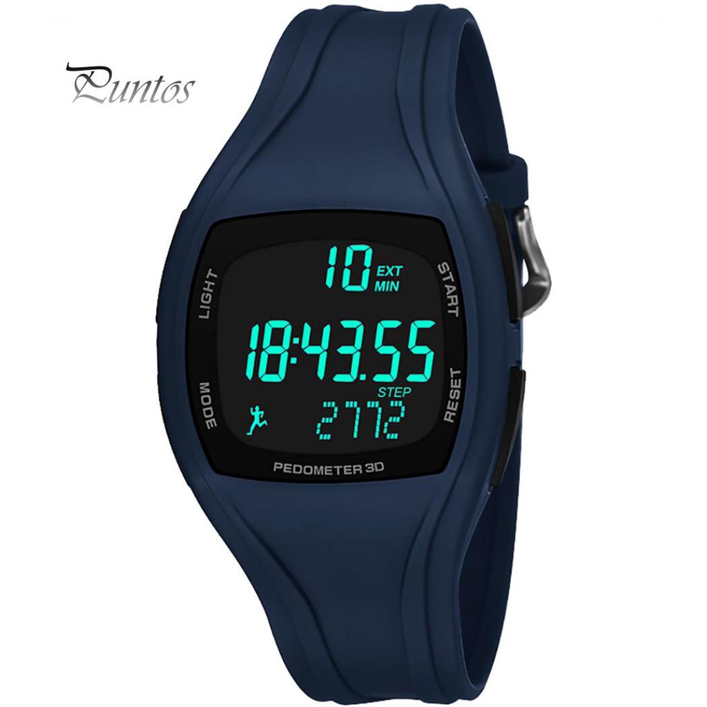 Мужские цифровые часы с шагомером