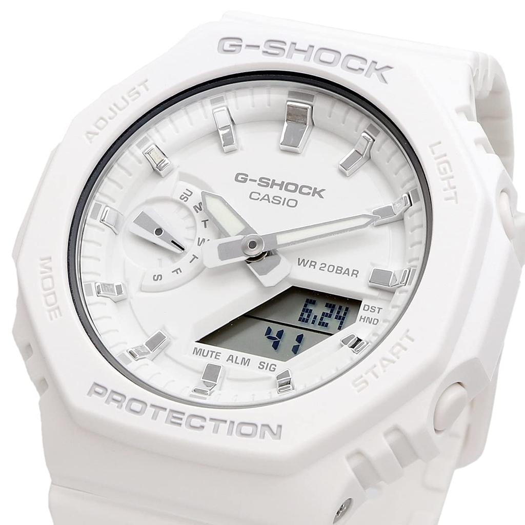 Casio G-SHOCK Восьмиугольный дизайн GMA-S2100-7A Мужские и женские Матовый белый [Параллельный импорт]