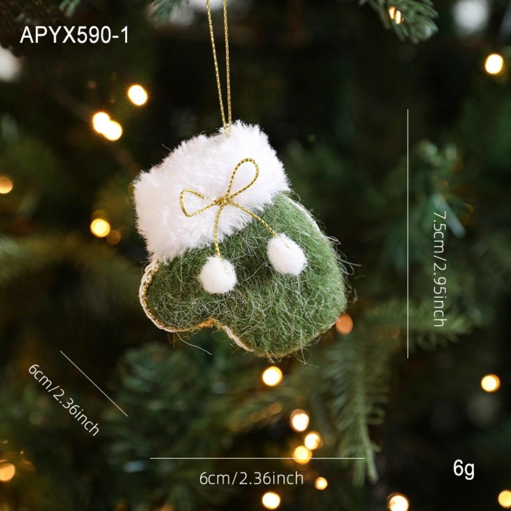 Плюшевая ткань Подвесное украшение Мини Мини Обувь Орнамент Подвеска на елку Праздничный Домашний Декор