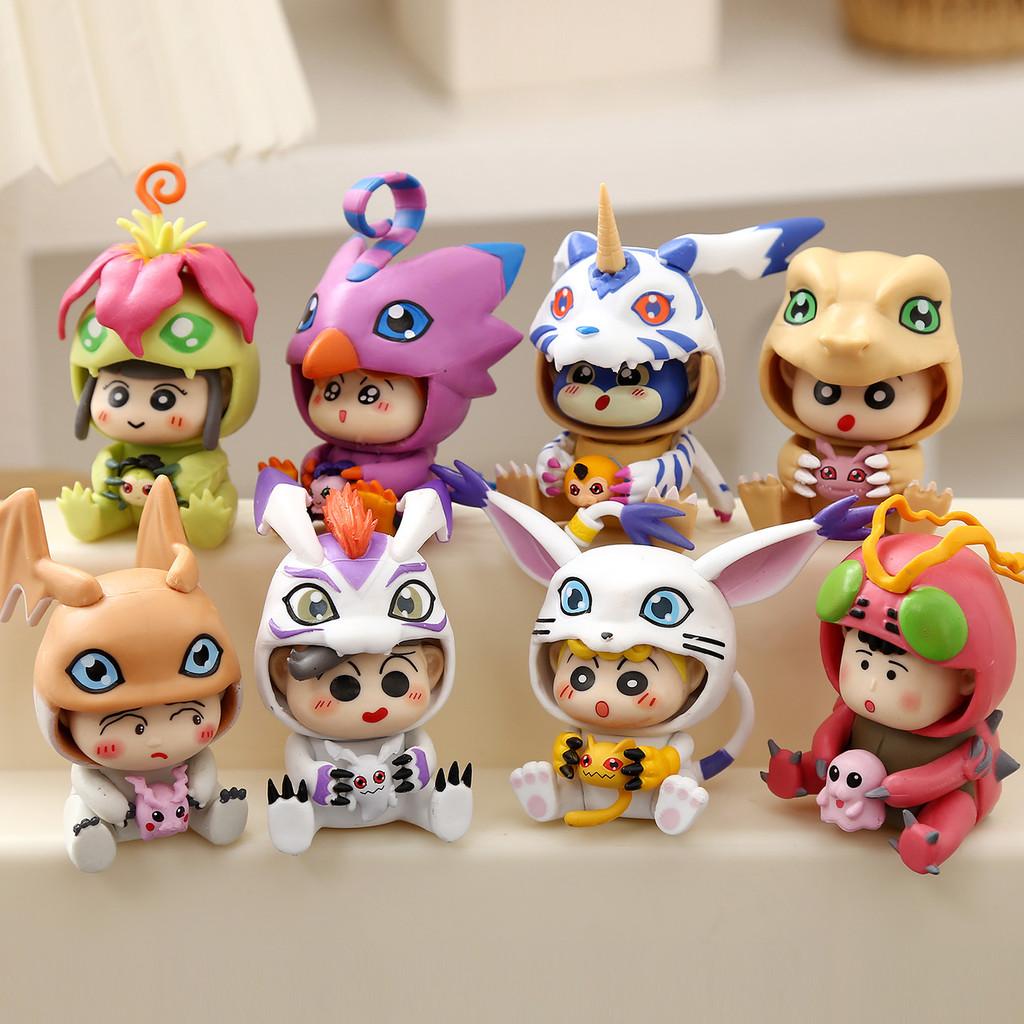 Фигурка Digimon Крейон Шин-чан из ПВХ с интерактивными функциями для детей и коллекционеров