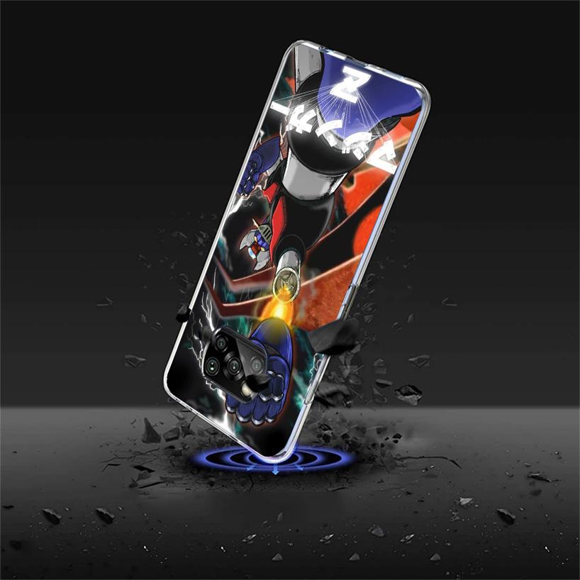 Manga Mazinger Z Anime Phone Case For Xiaomi Poco X7 X6 X5 Pro F7 Ultra Redmi 15C 15 13C 13 12C 12 10 10A 10C 9 9A 9C 9T Cover P