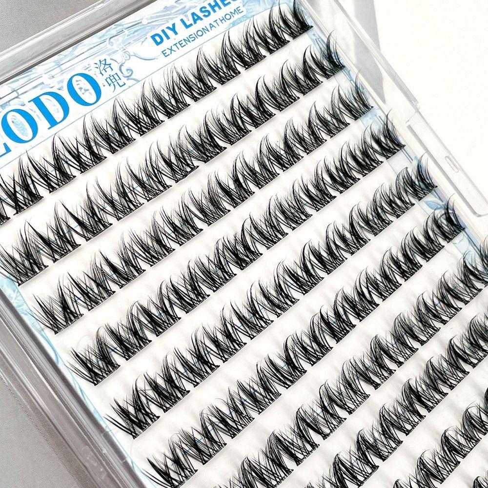 120 шт. Накладные ресницы для начинающих без клея в стиле мыши, DIY наращивание ресниц для женщин