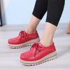 Women Platform Sneakers Genuine Leather Shoes Casual Shoes Ladies Thick Sole Flat Comfort Loafers