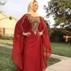 Islamic Farasha Kaftan Stylish Hand Work Dress Moroccan Dubai Long Gown Abaya