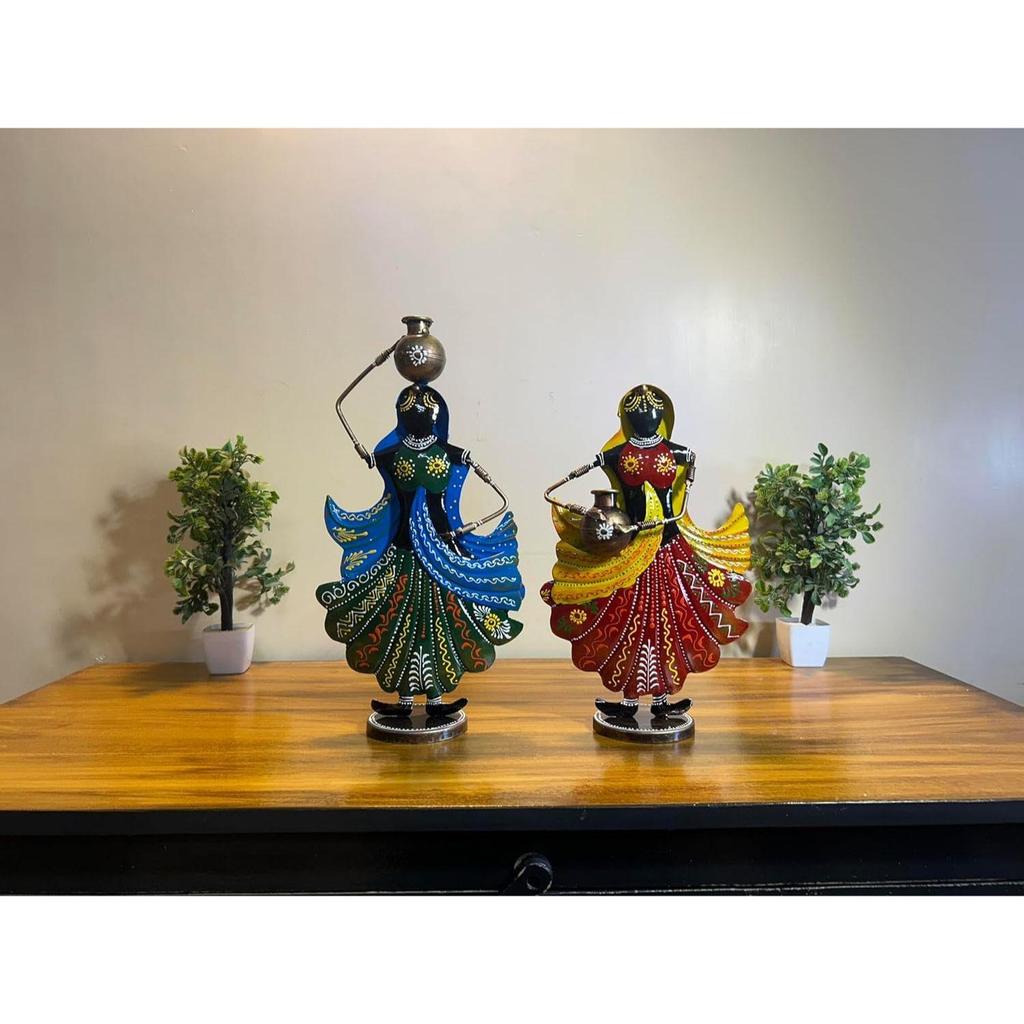 Танцующая раджастханская леди, украшение стола, декоративные предметы для дома, антикварные подарочные предметы,
