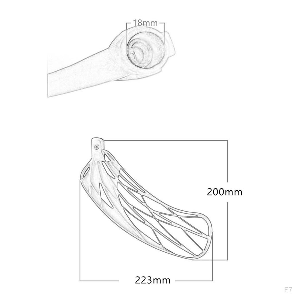 Floorball Blade Curved Dryland Ice Hockey Stick Head Glass Fiber Versatile