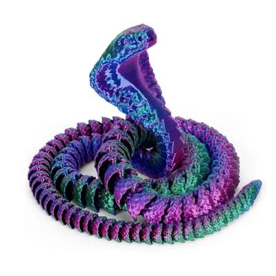 Фигурки змеи 3D-печати, настольные аксессуары для мальчика, 3D-печатный дракон, украшение для комнаты, настольный орнамент, офисные аксессуары, фигурки