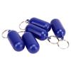 5Pcs Plastic Floating Keychain Pill Shape Float Key Ring for Boating Fishing Kayak Surfing Sailing