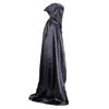 Halloween Cloak Shiny Hooded Solid Color Full Length Men Women Kids Adults Wizard Death Cosplay Cape Masquerade Costume Party Prop Supplies