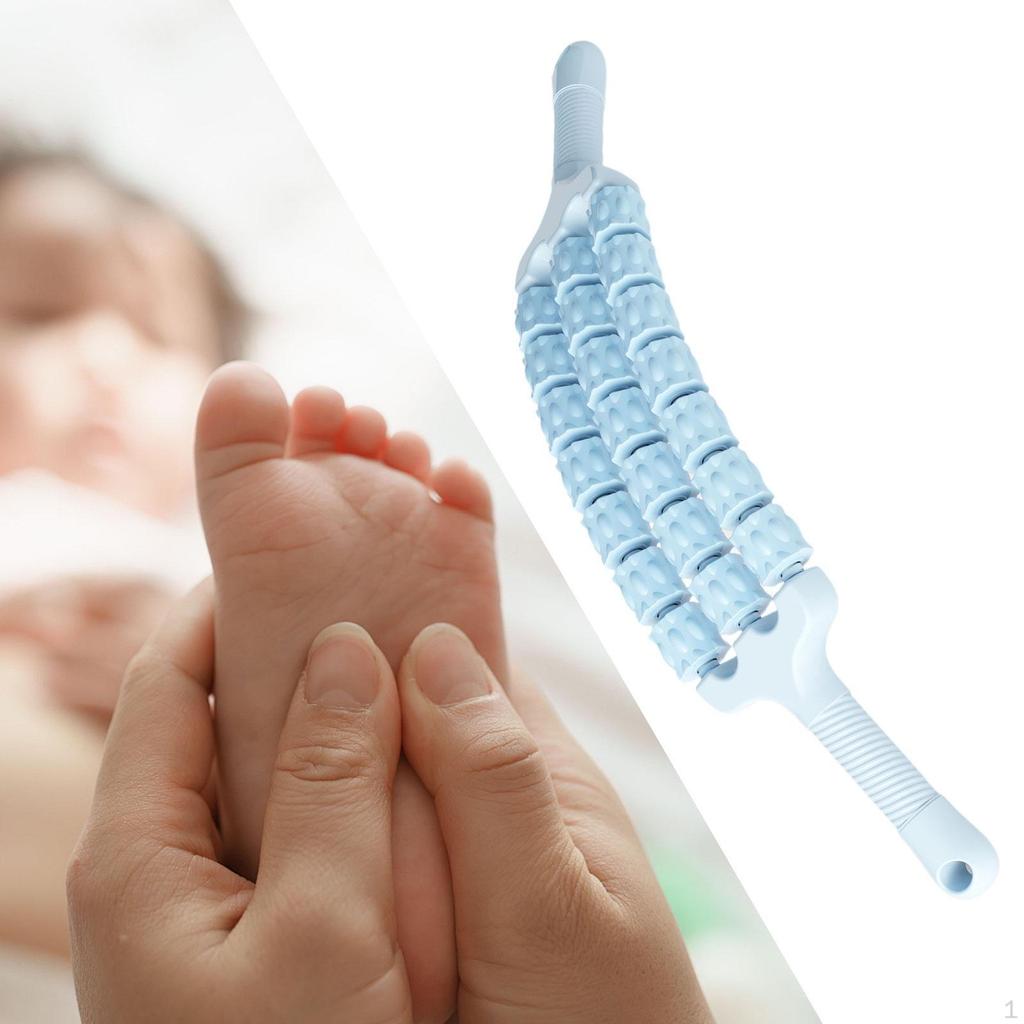 Массажные ролики Эргономичная ручка Нескользящая ручка Расслабляющий массаж мышц тела для