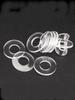 PVC Waterproof Insulating Gasket: Leakproof, Transparent Soft Pad Round Washer.