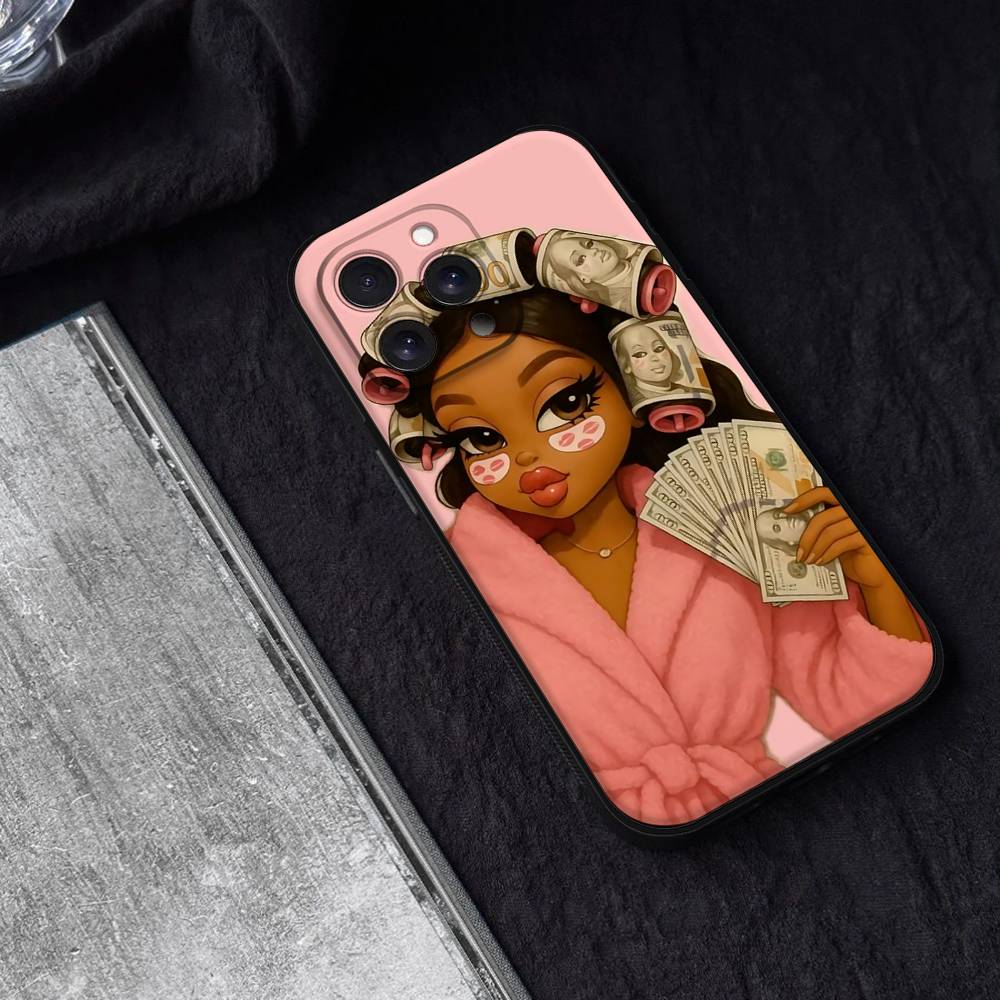 Модный Чехол для Телефона B-Bratz D-Doll Чехол для Телефона Для Iphone 17 16 15 11 13 14 Pro Max X Xr Xs Max 12mini Черный Чехол