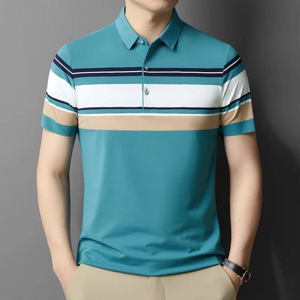 Модная мужская молодежная офисная корейская версия классическая крутая футболка-поло для мужчин, Полная сублимационная рубашка-поло для мужчин Униформа КОД:ПЛ-12