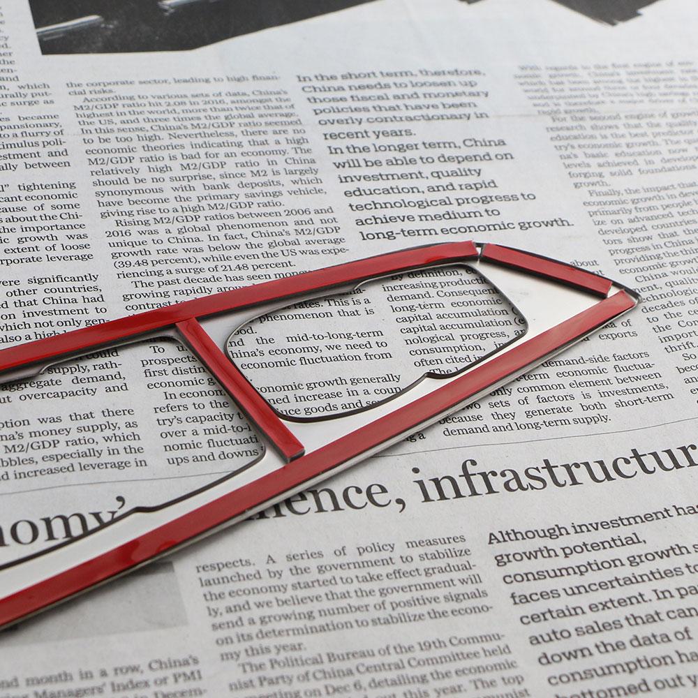 For Hyundai Kona 2018-2020 LHD Window Lift Switch Button Cover Trim Stainless Door Armrest Panel Frame Interior Acc