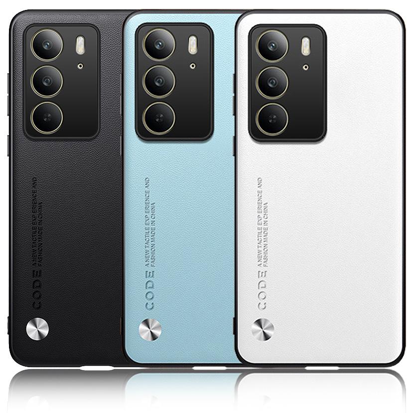 Plain Pu Leather Case for Realme C75 C67 C61 C63 C65 C55 C53 C51 C30 C35 C25y C21y Matte Silicone Bumper Shockproof Hard Camera Protect Cover