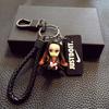 Keychain Pendant Anime Demon Slayer Kimetsu No Yaiba Kamado Tanjirou Double Sided HD Bag Pendant Gift For Fans Cosplay Props Jewelry Gift