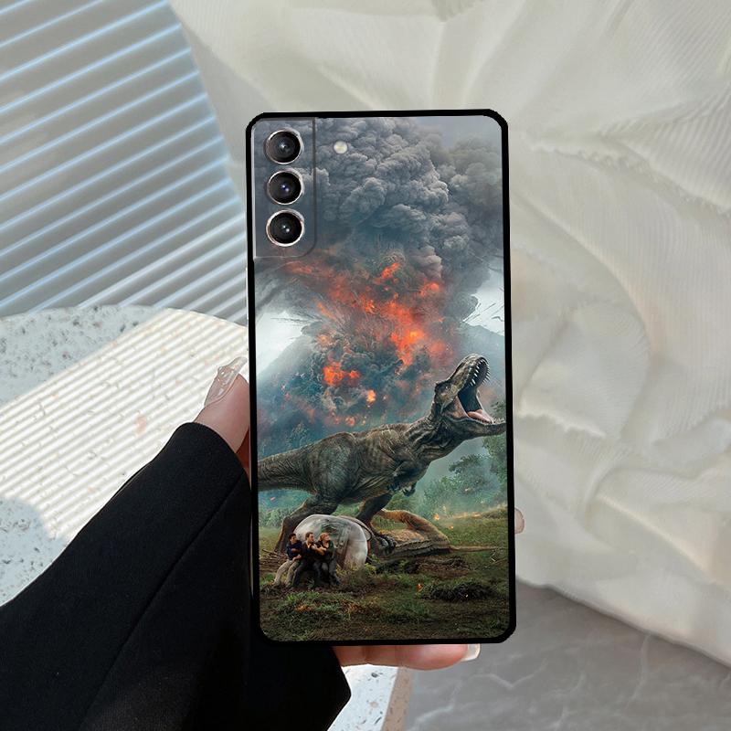 Jurassic Dinosaur World Case For Samsung Galaxy S23 S22 S21 Ultra S20 FE S8 S9 S10 Note 10 Plus Note20 Ultra Cover