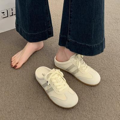 Баотоу полутапочки женские летние для улицы, сандалии на один педаль для ленивых беременных