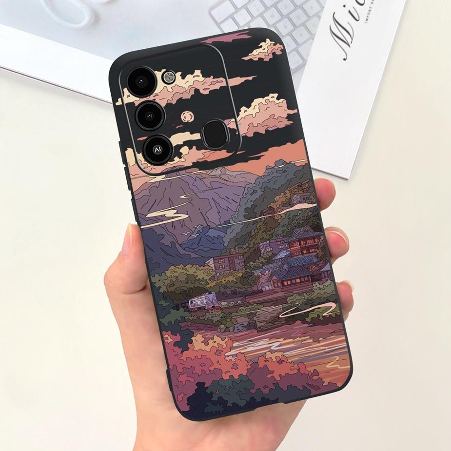 Чехол для Tecno Spark 8C KG5k KG5j KG5n Стильный чехол с конфетным рисунком Мягкий силиконовый чехол для телефона Для Tecno Spark Go 2022 Spark8C Сумки