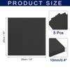 uxcell Craft Foam Sheet 10mm EVA Craft Foam Paper Craft Project DIY Cosplay Modeling Foam Sheet Black 5 Sheets 10x10"
