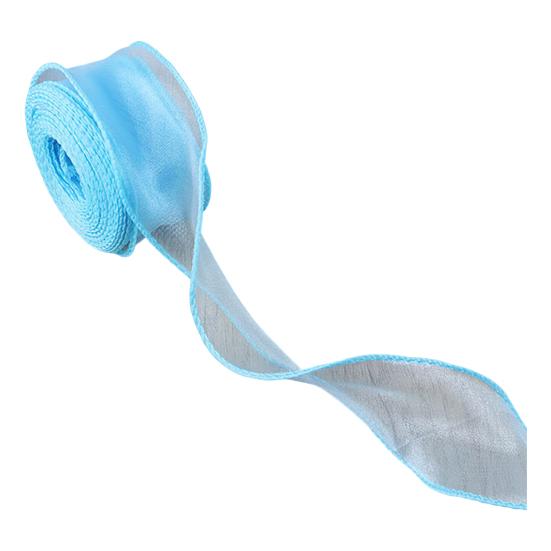 10 Yards Organza Ribbon Satin Solid Color Ribbon Roll DIY Craft Ribbon for Gift Wrapping Wedding Bouquets Wreath