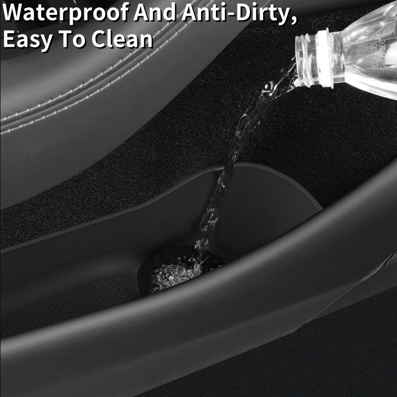 Для Tesla Model Y Launch 2025 Juniper Бокс для хранения в двери TPE Передний/Задний карман двери Внутренний органайзер Лоток Аксессуары для интерьера