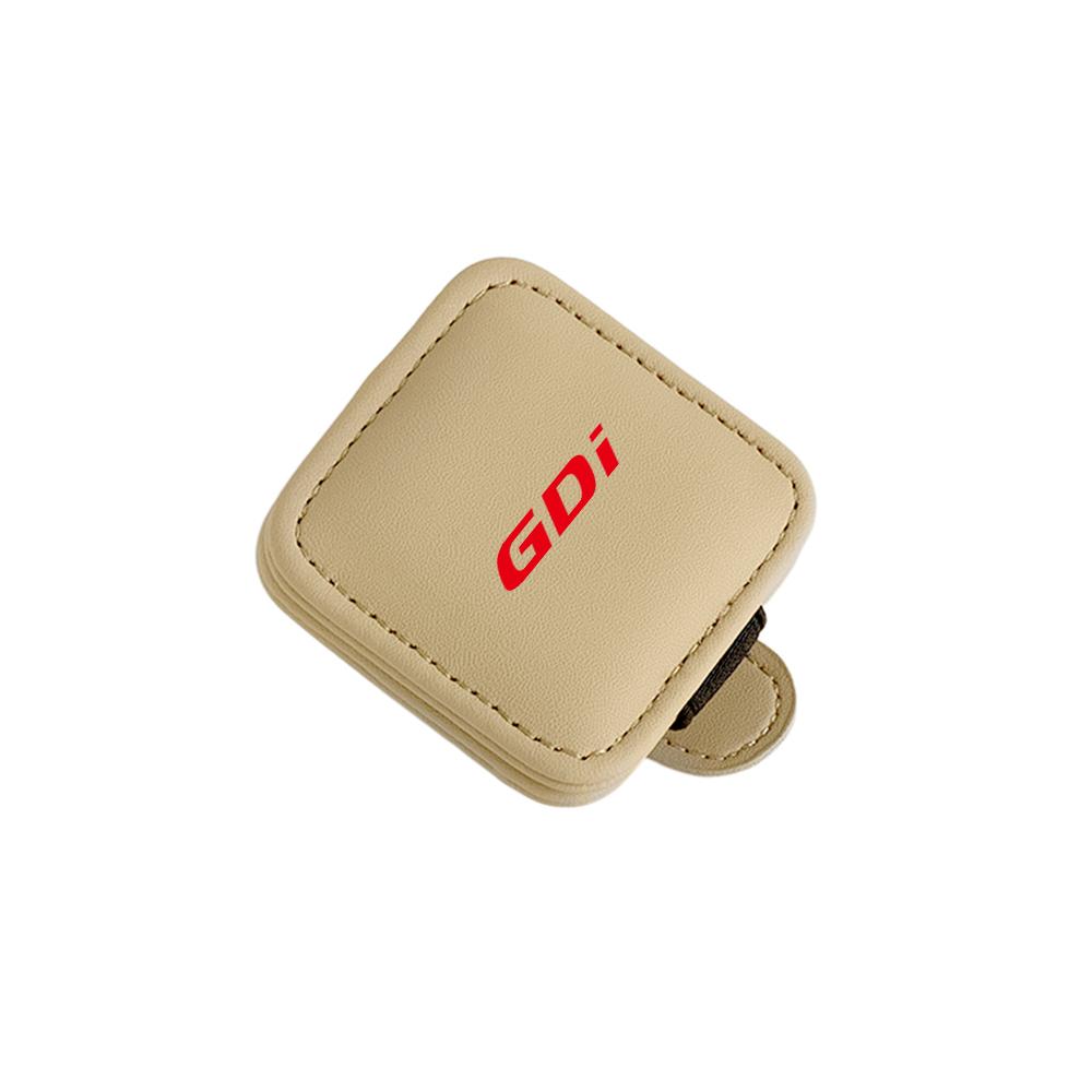 Multi-Function Leather Eyeglass Storage Clip Car Accessories For Hyundai GDI Accent Elantra Wagon Tucson i20 i30 ix35 Moinca I10 XX4