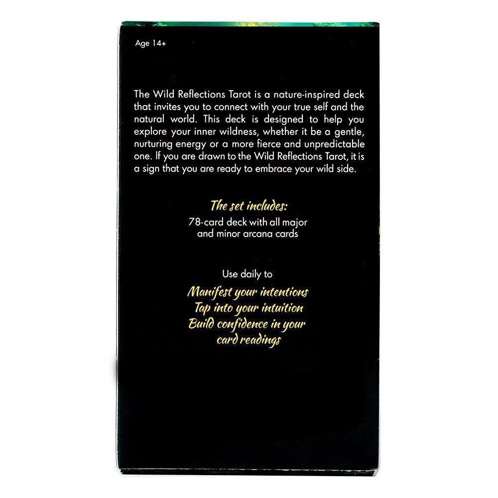 Wild Reflections Tarot Cards 10.3*6cm: Nature-Inspired Tarot Cards Beautiful Tarot Cards for Beginners 78 Pcs Cards