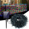 100/200/300/500/1000 LED String Garland Solar Outdoor Lights 1200mAH Christmas New Year 8 Modes Yard Garden Decoration Mariage