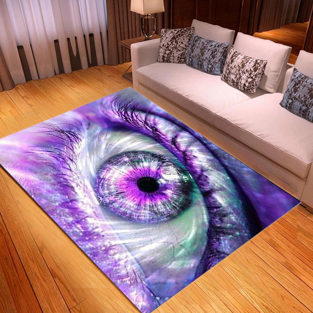 Подходит для гостиной, ковер с рисунком глаз, домашний коврик, коврик для дивана, мягкий коврик с волшебным глазом