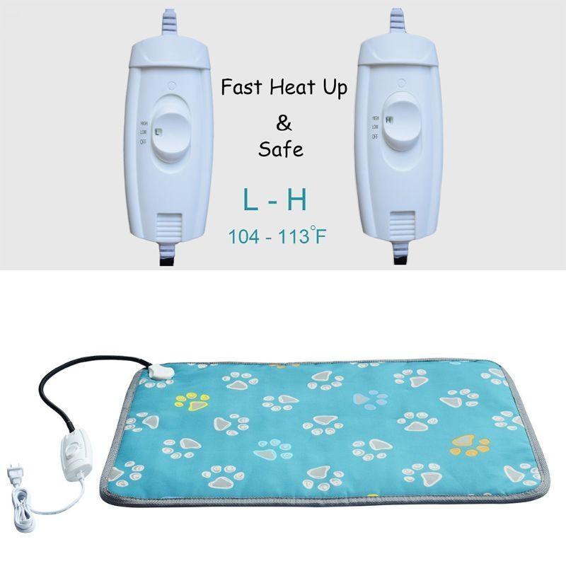 Adjustable Pet Heating Pad for Dogs Cats Soft Electric Blanket Animal Bed Warmer top sale