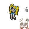 Съемные шармы для Crocs 'Летающая Девочка' - Модные Украшения для Обуви на Фестивали и Вечеринки