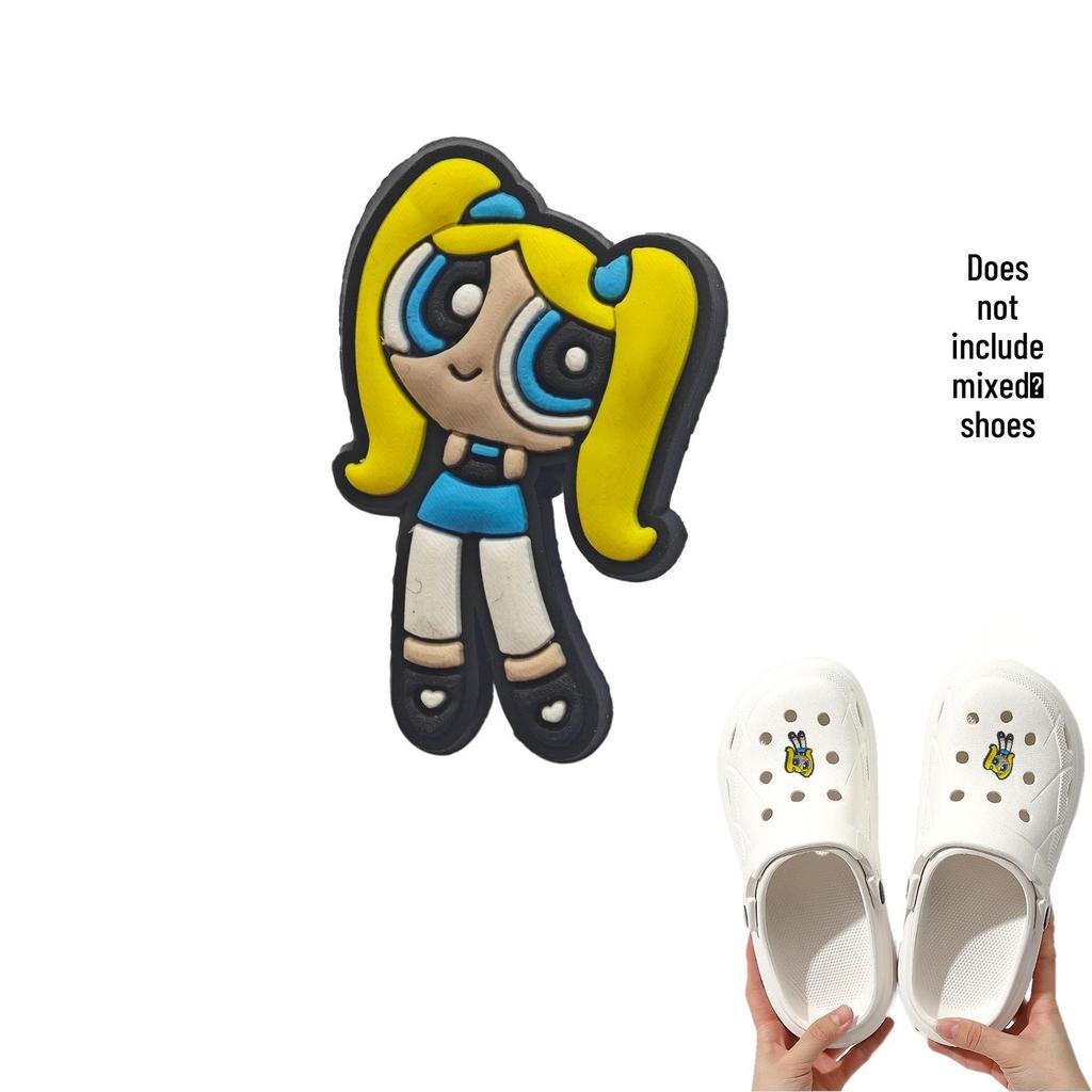 Съемные шармы для Crocs 'Летающая Девочка' - Модные Украшения для Обуви на Фестивали и Вечеринки