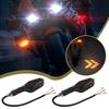 Motorcycle Projection Turn Signal, Floor Light, Colorful High Atmosphere Turn Atmosphere LED Br H3M4