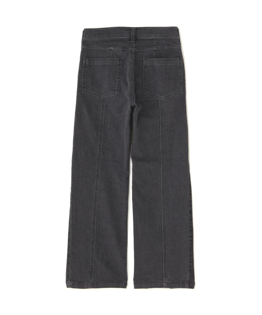 AVIREX PATCH STRETCH DENIM PANTS women's M 010 black 783-4211601