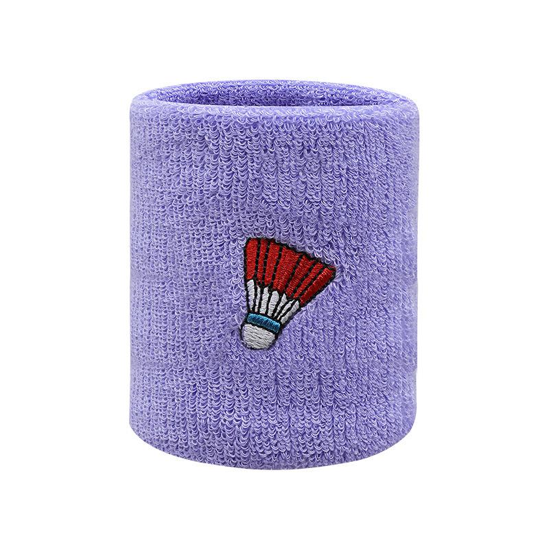 Cross-border Professional Badminton Cotton Sweat-absorbing Wristband for Tennis & Running - Sports Protective Gear for Men & Women