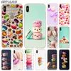 Macarons Cake Soft Silicone Case For iPhone 13 11 12 Pro X XS Max XR 6 6S 7 8 Plus SE Mini Cover