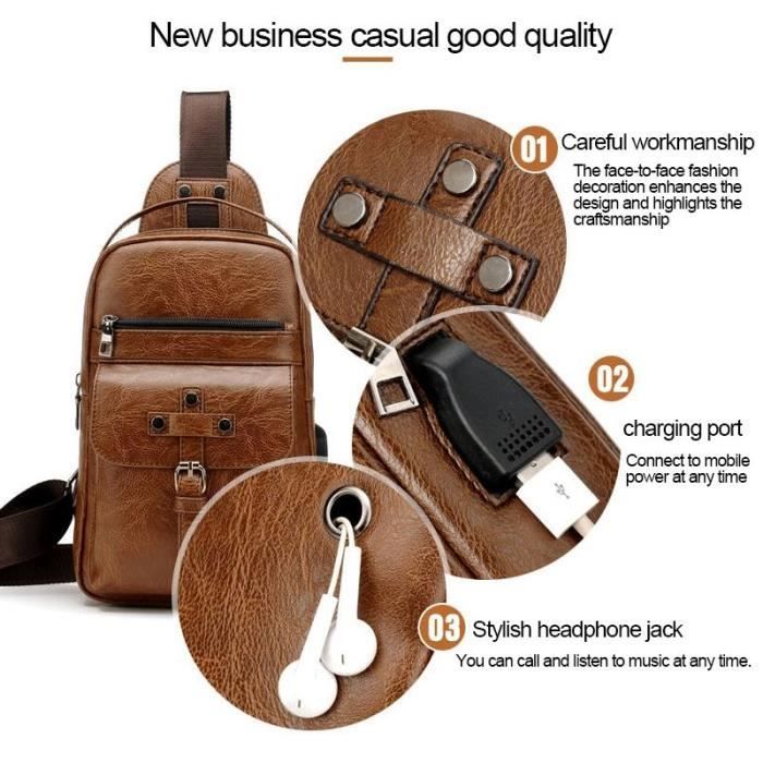 Sac à Dos Sac à Bandoulière compatible avec Ebook, Tablet et pour 360 N4s > Noir