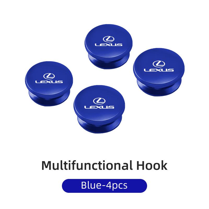Emblems Universal Car Sticky Hook Seat Headrest Hook Accessories For Lexus CT ES GS NX IS250 CT200h IS300h ES300h RX400h NX300h