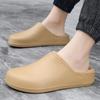 Fashion Men's Slippers Winter Fur Warm Waterproof Oil Proof Slippers Women Non-slip Kitchen Work Cook Shoes Chef Hotel