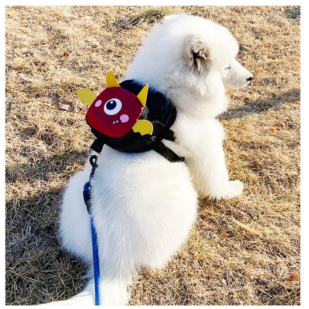 Outdoor Pet Bag, Snack Bag, Cute Storage Bag For Pet To Carry Their Own, Can Hang A Leash