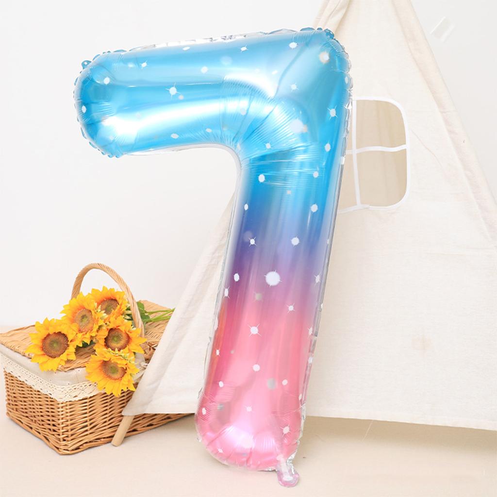 1 шт./пакет, 40-дюймовый высококачественный двухцветный градиентный кристалл со звездным небом, цифровой воздушный шар