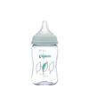 Pigeon Breastfeeding Feeling Baby Bottle, 200ml, Lightweight and Shatter-Resistant Plastic, Leaf, Premium Glass-Like Transparency (T-Ester)