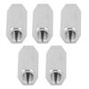 5PCS Hex Coupling Nuts 304 Stainless Steel Thread Connection Nut for Bolt Stud Machine Screws