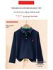 Boys' Autumn Long-Sleeve Cotton Polo Shirt with Turn-Down Collar