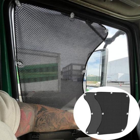 2x For Freightliner Cascadia Tractor Truck  Side Window Sun Shade UV Block Cover